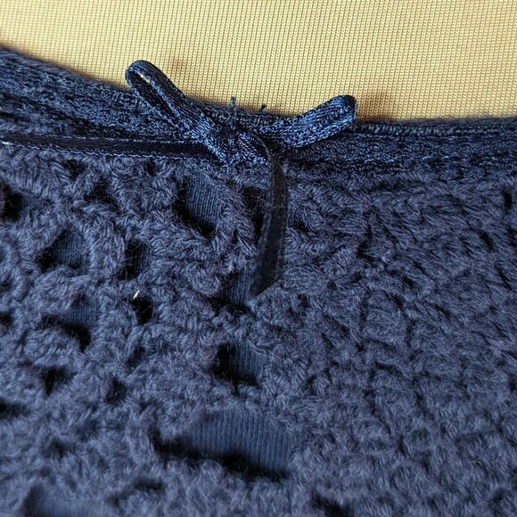 ANTHROPOLOGIE LITTLE YELLOW BUTTON Cotton and Silk Crochet Lace Embroidered Top - Picture 5 of 14